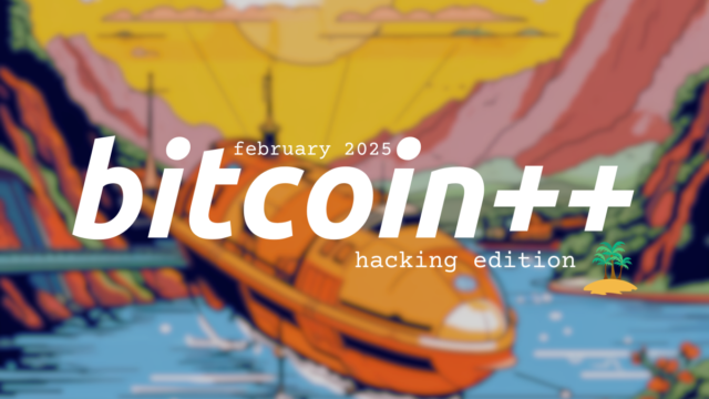 bitcoin++ Hacking Edition 2025: Brazil